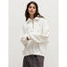 Women's Cotton Blend Oversized Zip-Up Sweatshirt