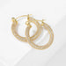 Earrings Femininity Full Of Zircon Hoop Earrings - Dazpy