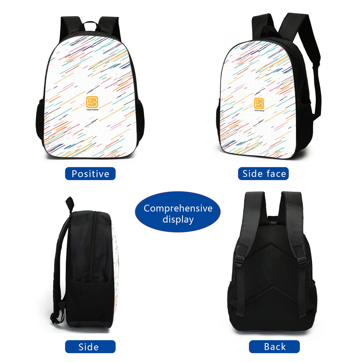 Cartoon Backpack Large Capacity For Primary And Secondary School Students