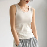 Chic Summer Solid Color Tank Top