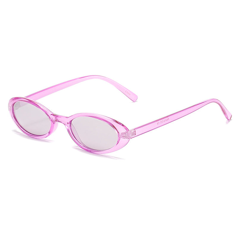 Gafas de sol ovaladas retro elegantes para mujer