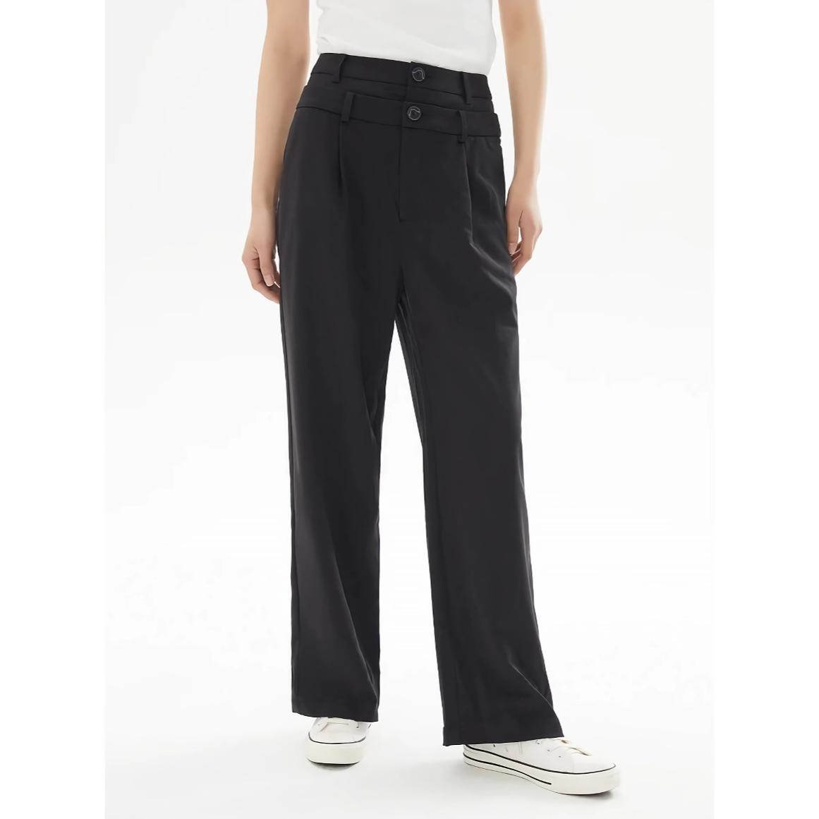 Essential Wide Leg Casual Pants