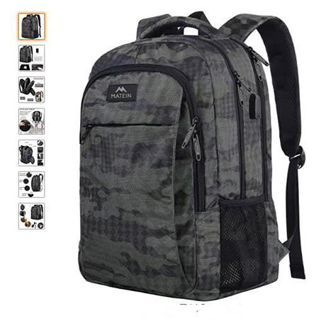 Rechargeable Shoulder Computer Bag Backpack Travel Outdoor - Dazpy