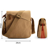 Diagonal Shoulder Bag Men's Canvas Bag - Dazpy