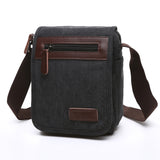 Men's Casual One Shoulder Messenger Canvas Bag - Dazpy