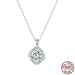 Sterling Silver S925 Sparkling Moissanite Necklace - Dazpy