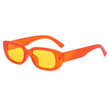 Trendy quadratische Retro-Sonnenbrille für Damen