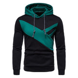 Men's Hooded Sweatshirt Fashion Contrast Color