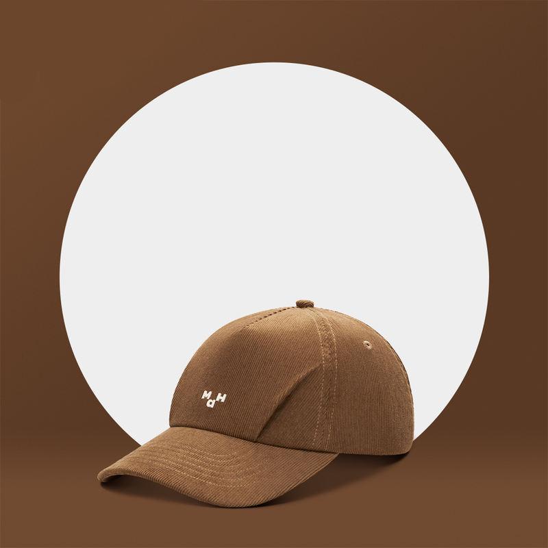 Corduroy Peaked Baseball Cap