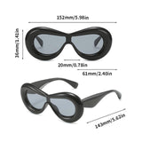 Retro Oval Sunglasses for Men and Women