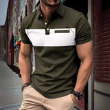 Camisa polo de manga corta para hombre Camisa polo informal Camisa polo para hombre