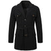 Men's Hunting Clothes Medium Length Men's Casual Suit Trench Coat