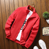 Double Layer Advertising Shirt Trench Coat Casual Zipper Stand Collar Work Wear