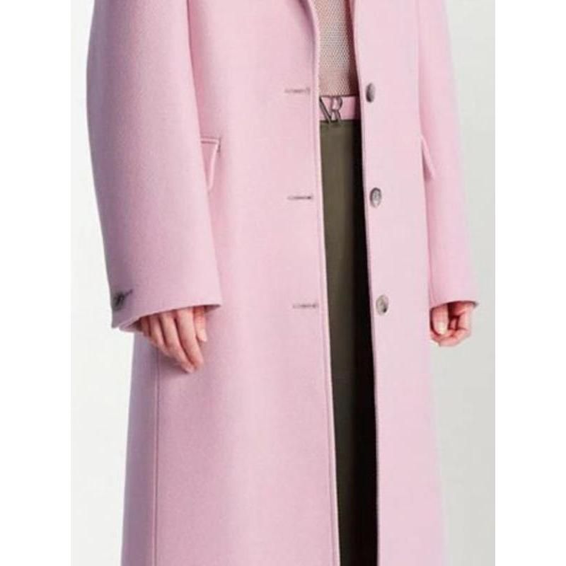 Schicker langärmliger einreihiger Blazer-Trenchcoat für Damen