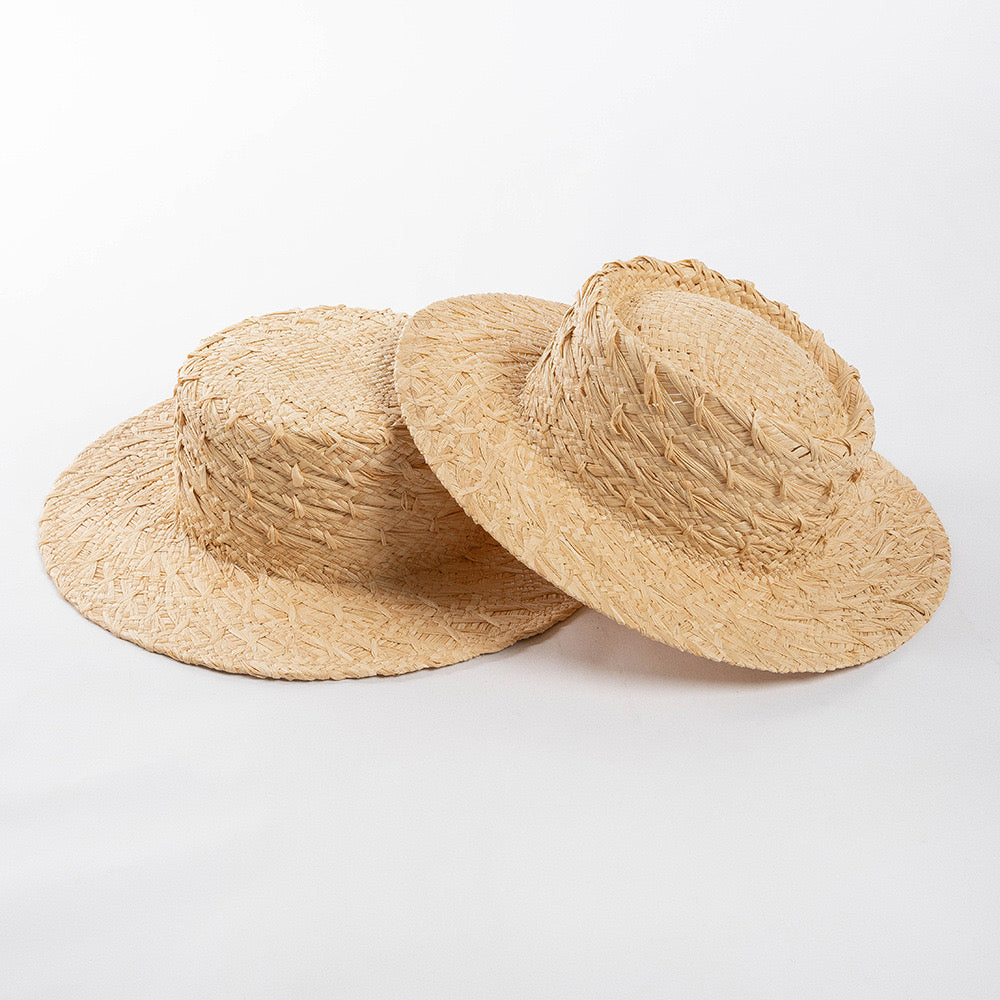 Elegant Handmade Raffia Sun Hat