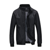 Men's Slim Fit Stand Collar Jacket