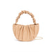 Luxurious Sheepskin Pleated Crossbody Bag