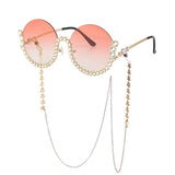 Rhinestone Round Diamond Sunglasses