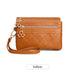 Cartera corta vintage plegable con pulsera para mujer