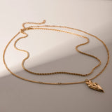 18K Gold Plated Love Heart Necklace