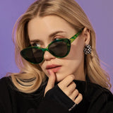 Trendy Cat Eye Gradient Sunglasses for Women - UV400 Protection