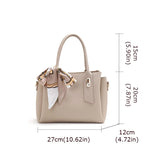 Genuine Leather Top Handle High-Capacity Fashion Handbag