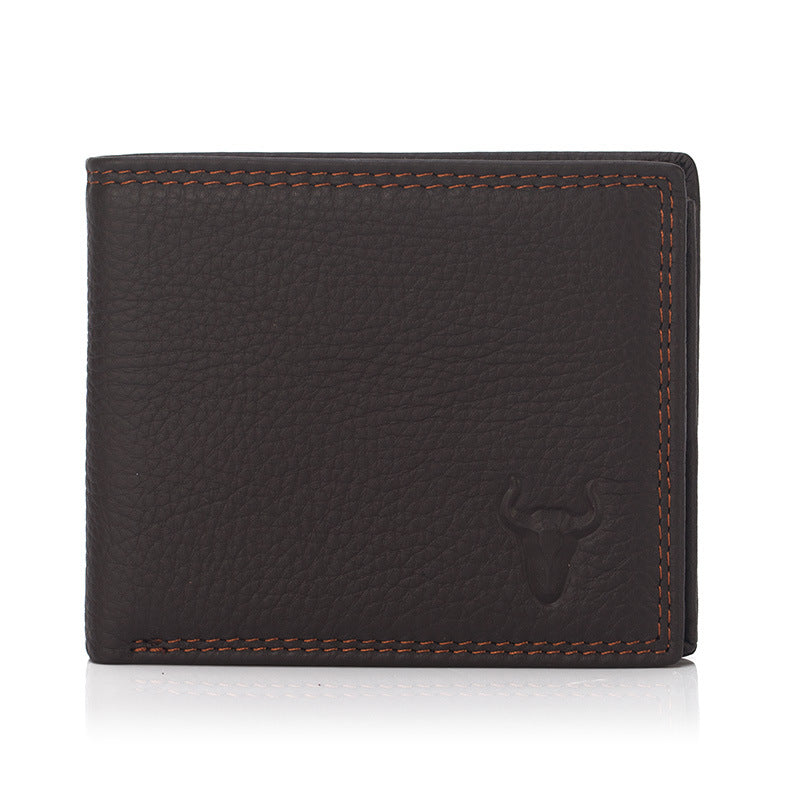 Men's vintage leather wallet - Dazpy