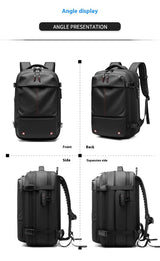 Men's Large-capacity Backpack Dry Wet Separation Anti-theft Package Business Leisure Unisex Backpack