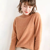 Wool Neck Pullover Classic and Cozy Sweater