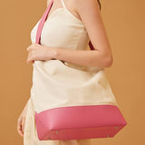 Casual Canvas Patchwork Tote for Women