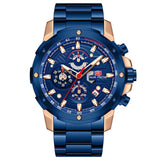 Leisure Men Watch Multi Functional Waterproof - Dazpy