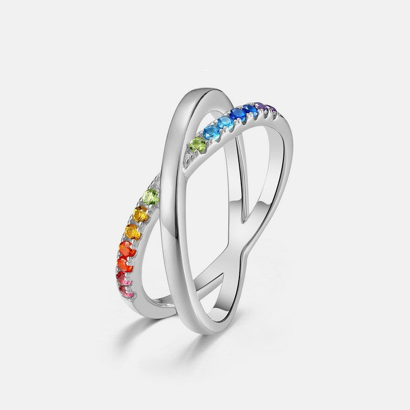 Zircon Simple Index Finger Ring Female - Dazpy