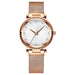 Mesh Waterproof Diamond Inlaid Women's Watch - Dazpy