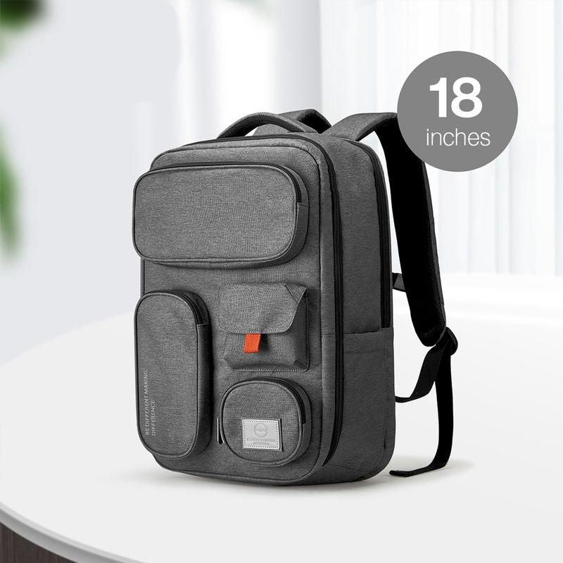 Multifunctional Waterproof Travel Backpack - 18 Inch, Unisex, Eco-Friendly & Durable