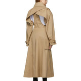 Trenchcoat mit hoher Taille und Aussparungen