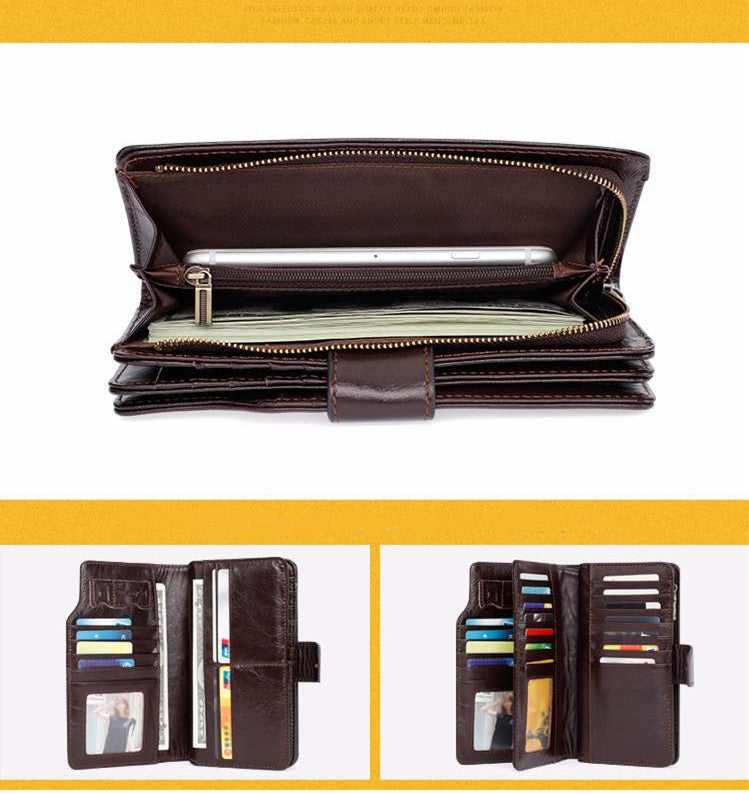 Multi Card Leather Wallet - Dazpy