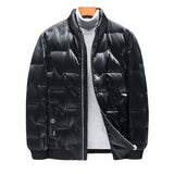 Down Jacket Men's Casual Stand Collar White Duck Down Thickening