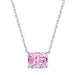 Women's Sterling Silver Zircon Necklace Versatile - Dazpy