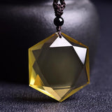 Men's And Women's Fashion Natural Citrine Pendant Necklace - Dazpy