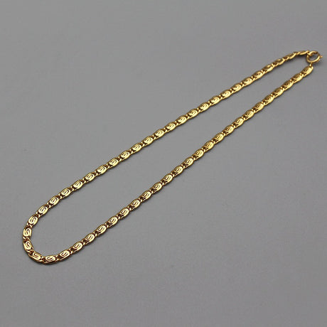 European And American Gold Brass Necklace - Dazpy