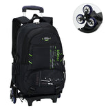 Lightweight Three Wheeled Children's Trolley School Bag - Dazpy