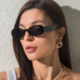 Ovale Retro-Sonnenbrille