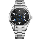 Lightwave Waterproof Energy Saving Environmental Protection Men's Steel Band Watch - Dazpy