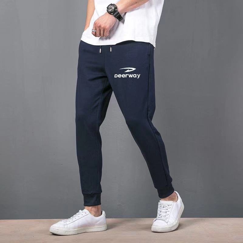 Closing loose leg pants men sweatpants