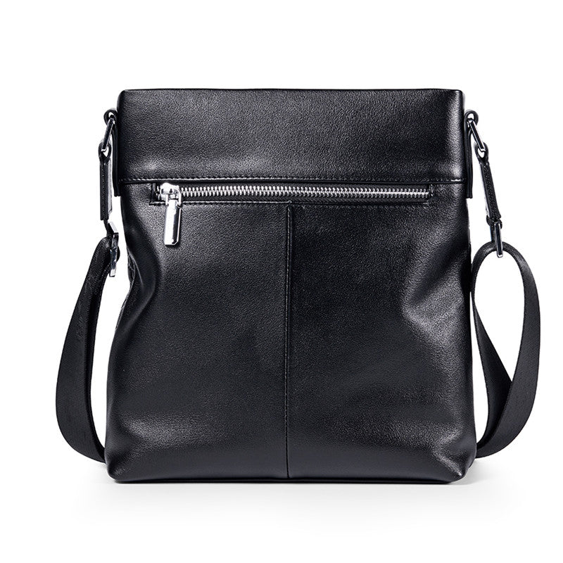 Men's Top Layer Cowhide Nappa Crossbody Bag - Dazpy