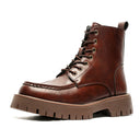 Botines de cuero de lujo hechos a mano
