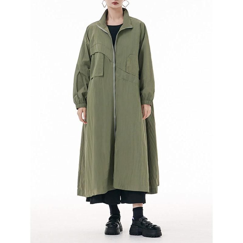 Stilvoller Trenchcoat in Armeegrün