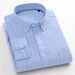 Striped Cotton Oxford Anti-wrinkle Casual Shirt For Men