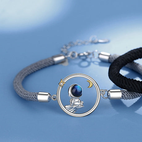 Astronaut Couple Bracelet Male And Female Starry Sky - Dazpy