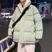 Lamb Velvet Jacket Male Hong Kong Style Trend Loose Bread Warm Cotton Coat